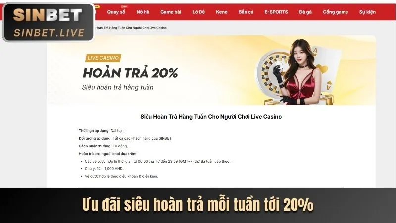 Hoàn trả cược thua Usbet